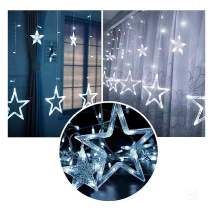 ⭐CORTINA DE ESTRELLAS: LUZ LED 3 METROS⭐