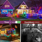 Luces Navideñas LED RGB Inteligentes 10 metros + Control