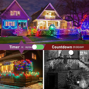 Luces Navideñas LED RGB Inteligentes 10 metros + Control