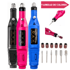 Kit Pulidor de Uñas Eléctrico - Manicure y Pedicure