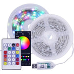 Luces Navideñas LED RGB Inteligentes 10 metros + Control