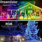 Luces Navideñas LED RGB Inteligentes 10 metros + Control