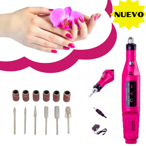 Kit Pulidor de Uñas Eléctrico - Manicure y Pedicure