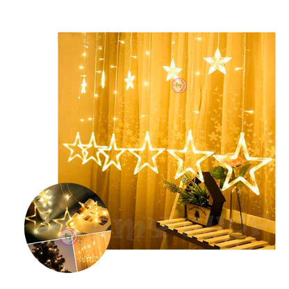 ⭐CORTINA DE ESTRELLAS: LUZ LED 3 METROS⭐