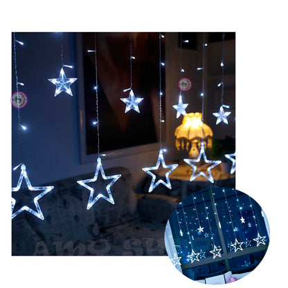 ⭐CORTINA DE ESTRELLAS: LUZ LED 3 METROS⭐